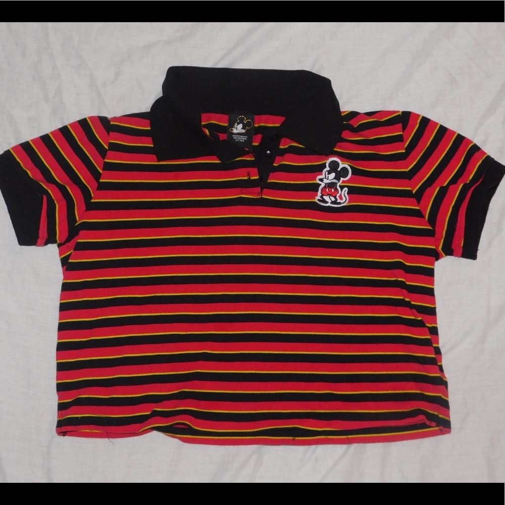 Mickey Mouse Stripe Crop top